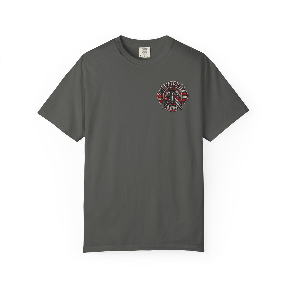 Firefighter T-Shirt — "Some May Think Danger Is A Fearless Walk, But The Brave Who Can’t Run" Graphic Tee