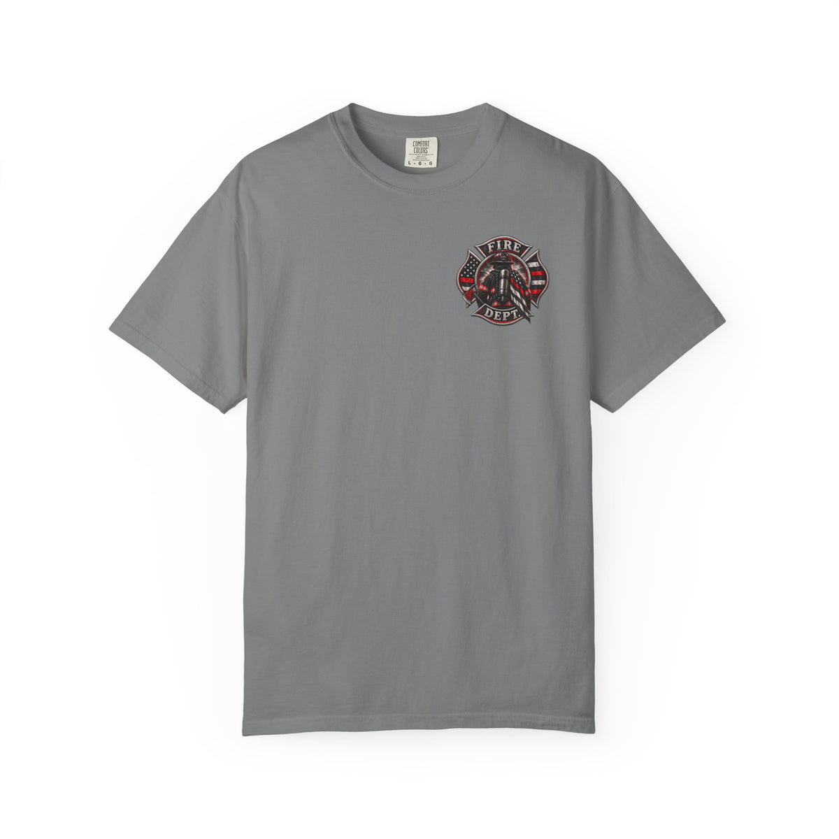 Firefighter T-Shirt — "Some May Think Danger Is A Fearless Walk, But The Brave Who Can’t Run" Graphic Tee