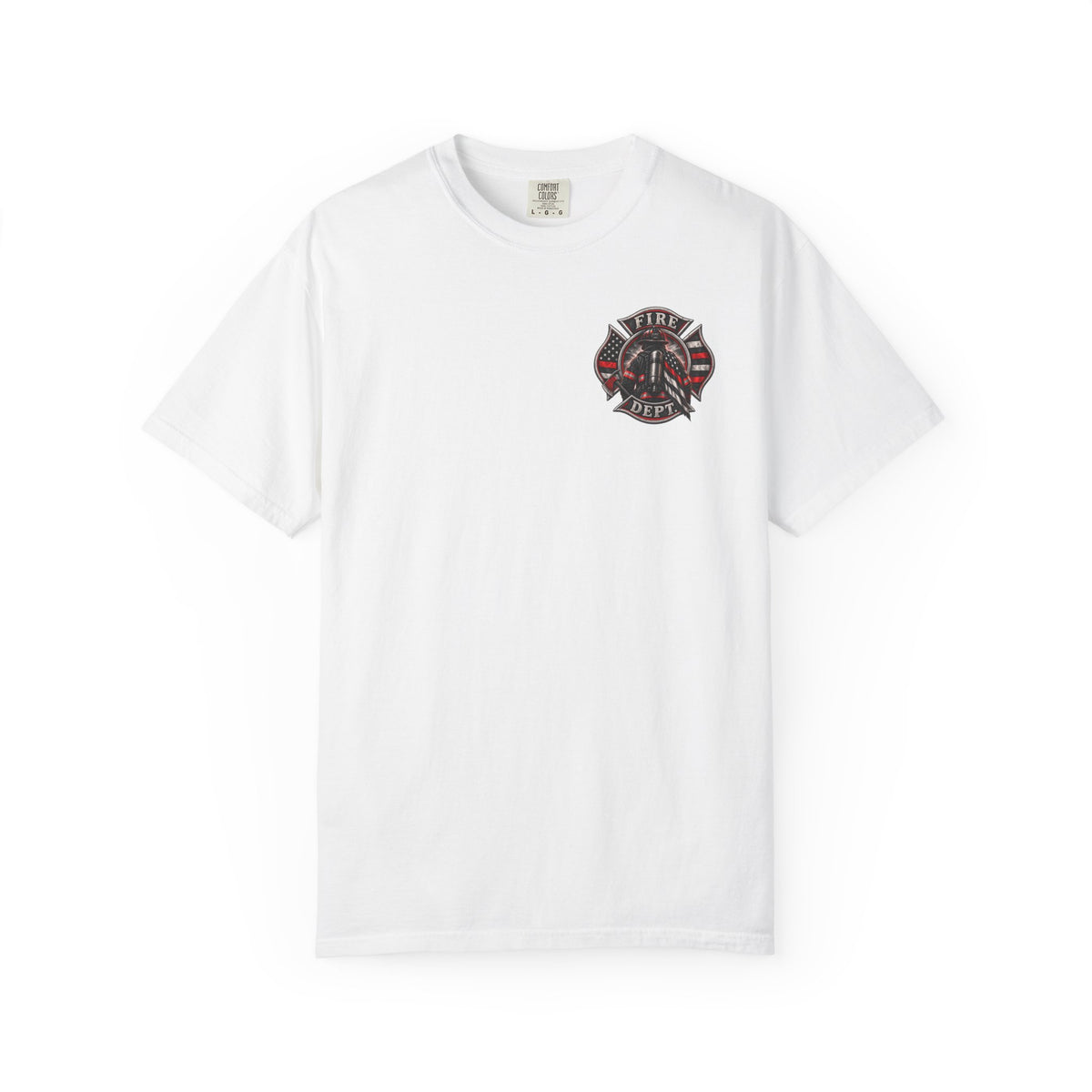 Firefighter T-Shirt — "Some May Think Danger Is A Fearless Walk, But The Brave Who Can’t Run" Graphic Tee