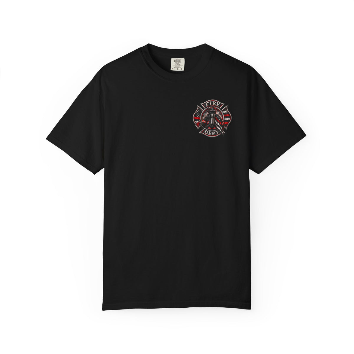 Firefighter T-Shirt — "Some May Think Danger Is A Fearless Walk, But The Brave Who Can’t Run" Graphic Tee
