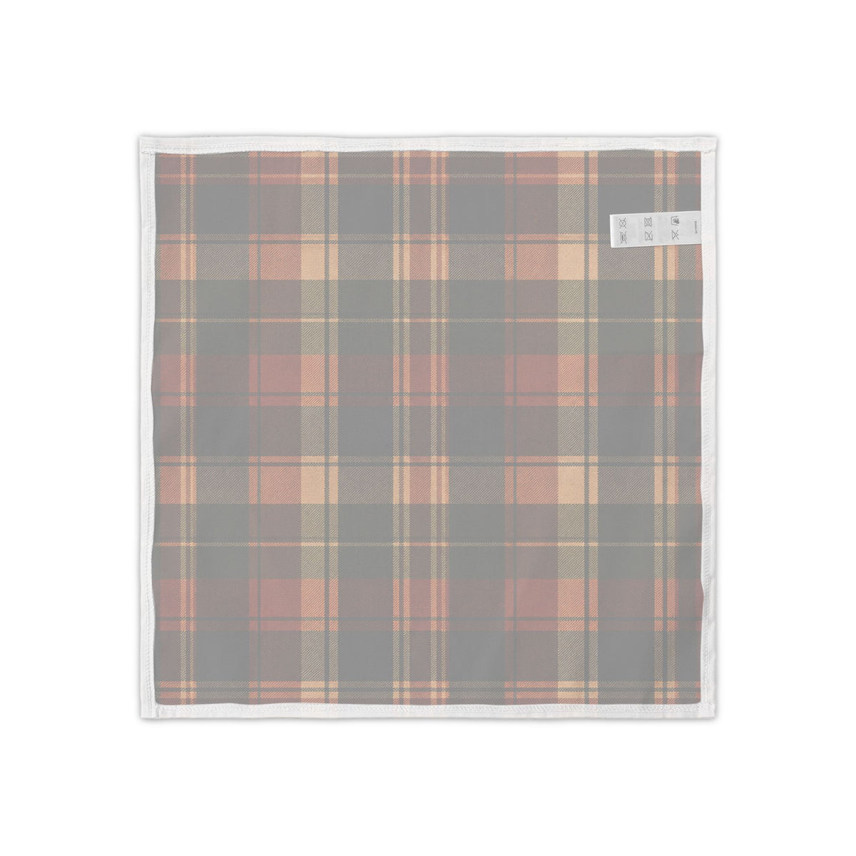 Autumn Plaid Napkins 4-Set | Rustic Fall Plaid Dinner Napkins